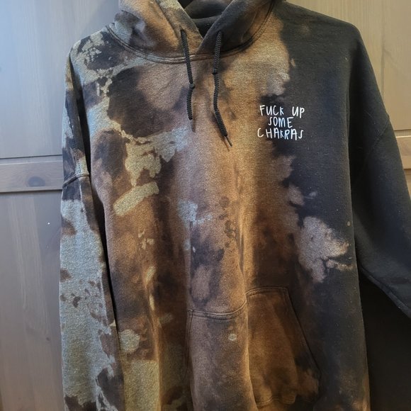 Tie dye Chakras Hoody size xl - Picture 3 of 11